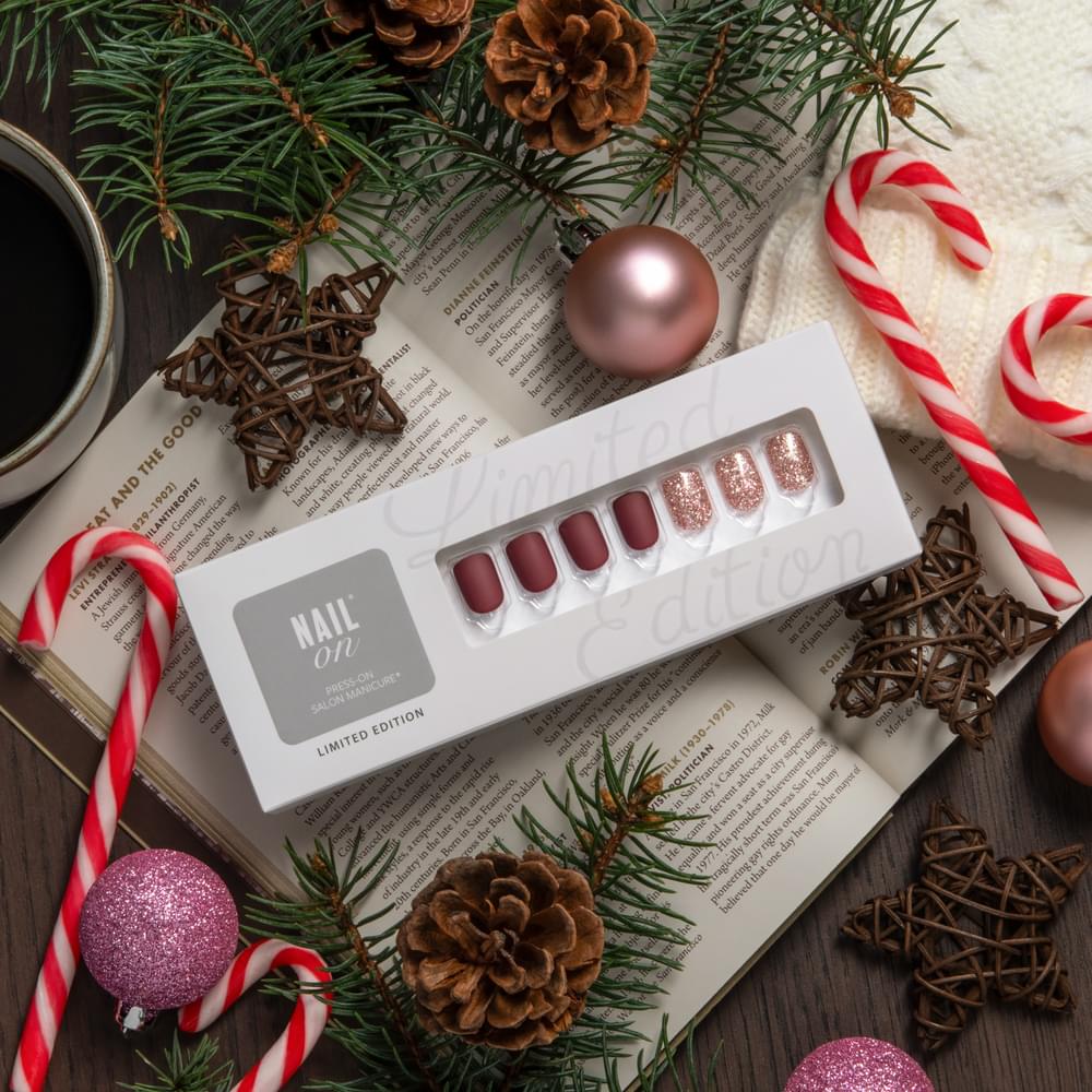 Changing Leaves - - Short Squoval Nail On Press On Manicure