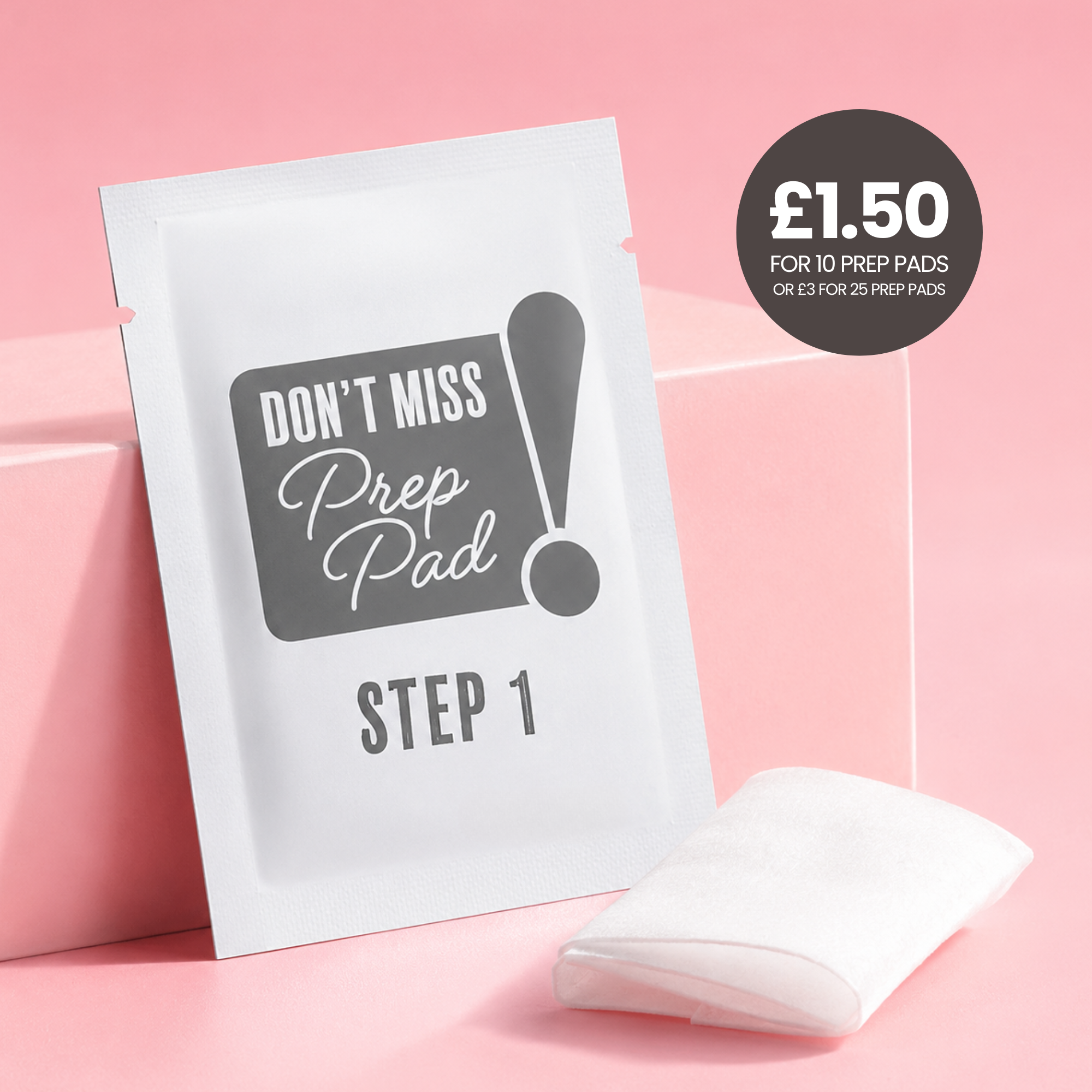 Nail On Prep Pad - 10 pads