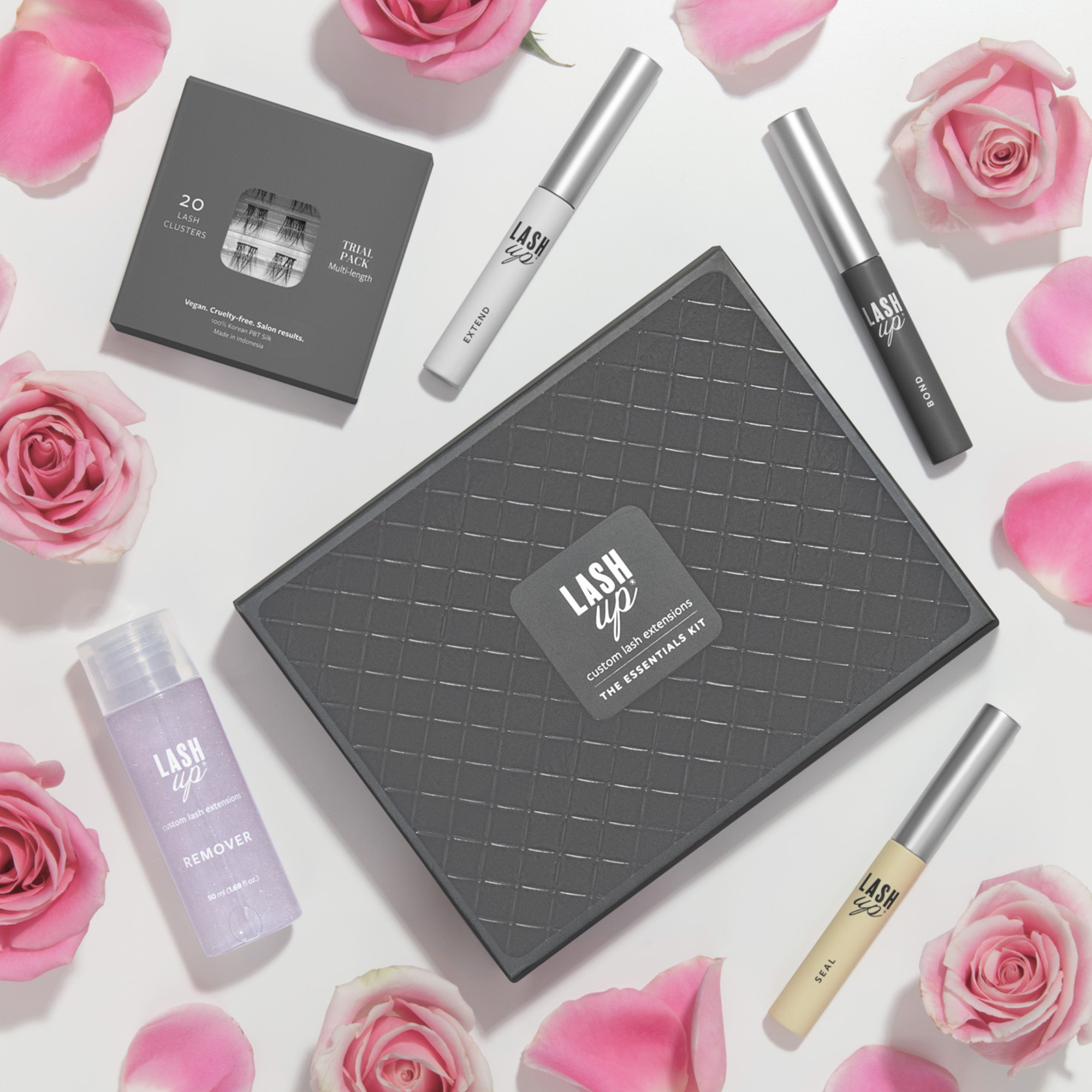 Original Lash Up Full Size Essentials Kit with 20 C Curl Lashes
