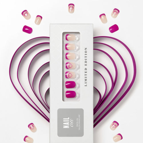 Amora Me - Short Squoval Nail On Press On Manicure