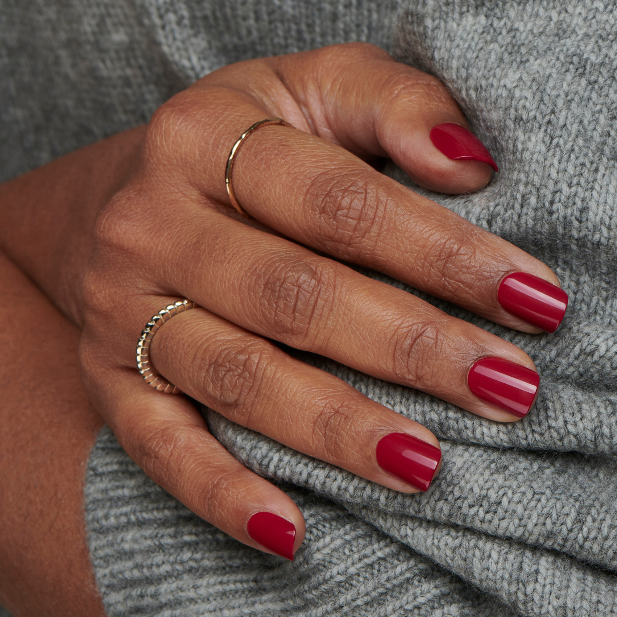 Fizzy Berry - Short Squoval Nail On Press On Manicure