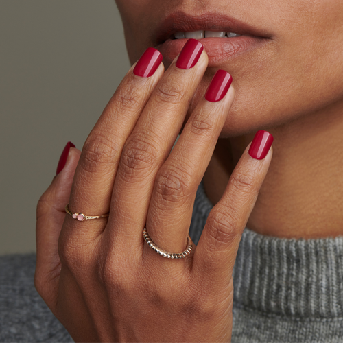 Fizzy Berry - Short Squoval Nail On Press On Manicure