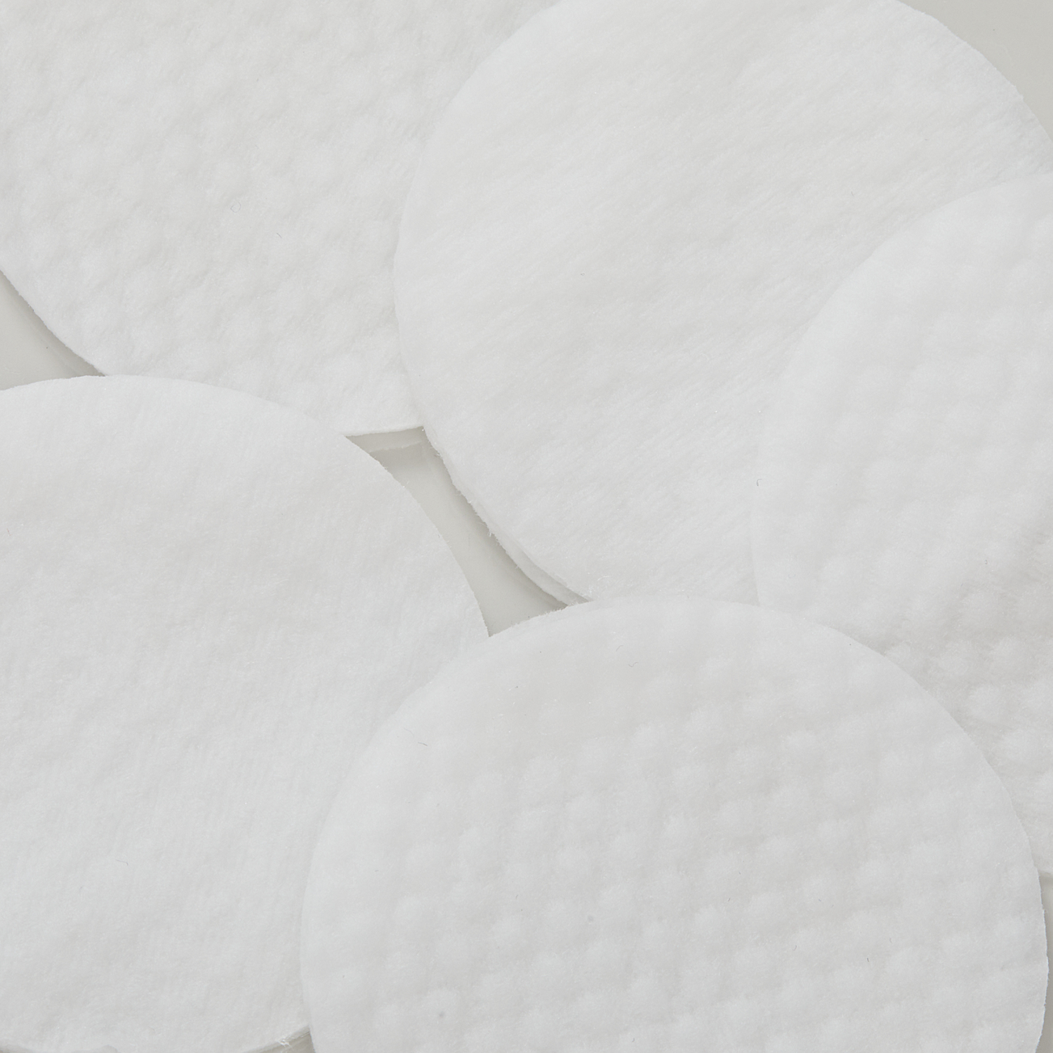 Close-up of glow peel pads with a subtle pattern