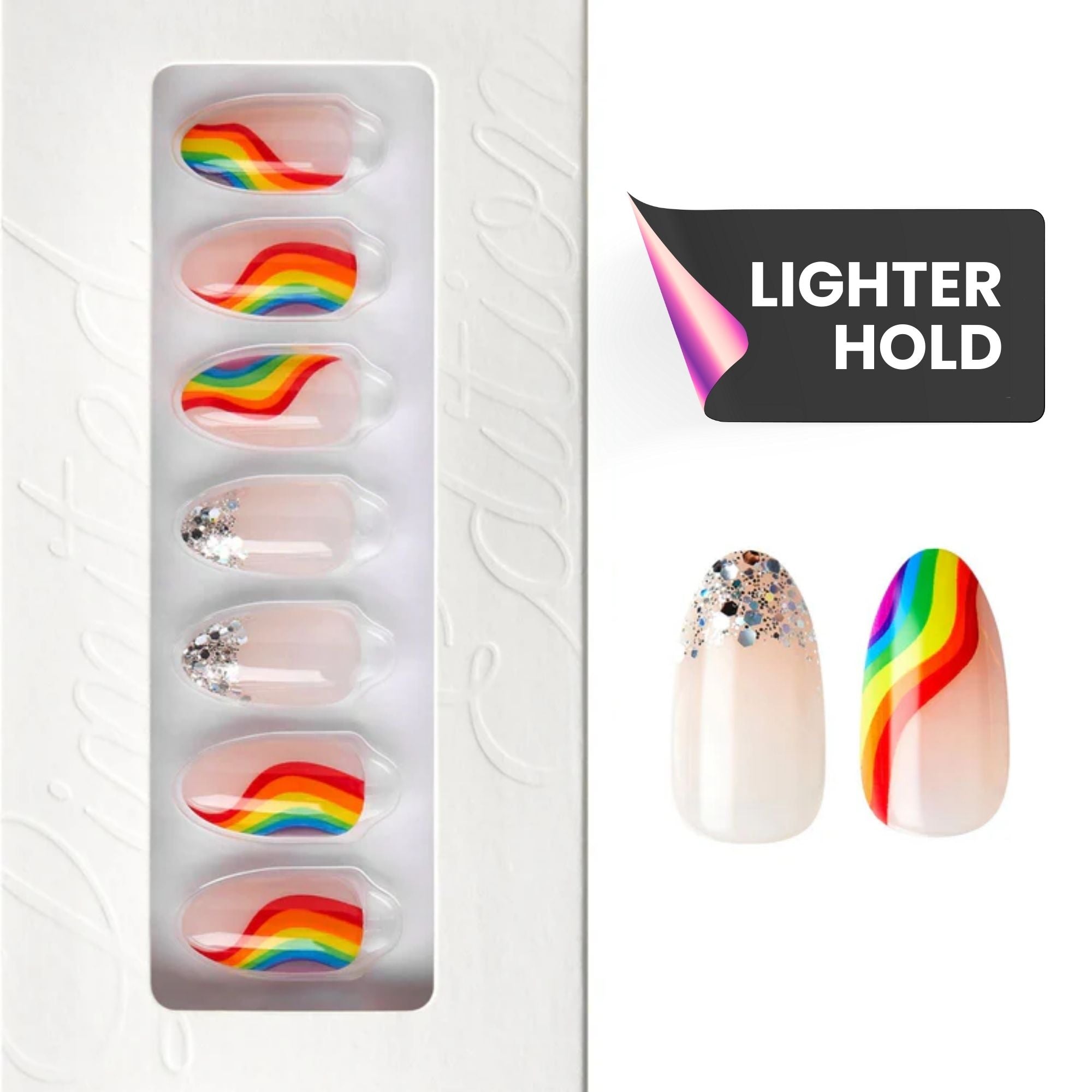 More Love - Almond Weekender Press On Manicure