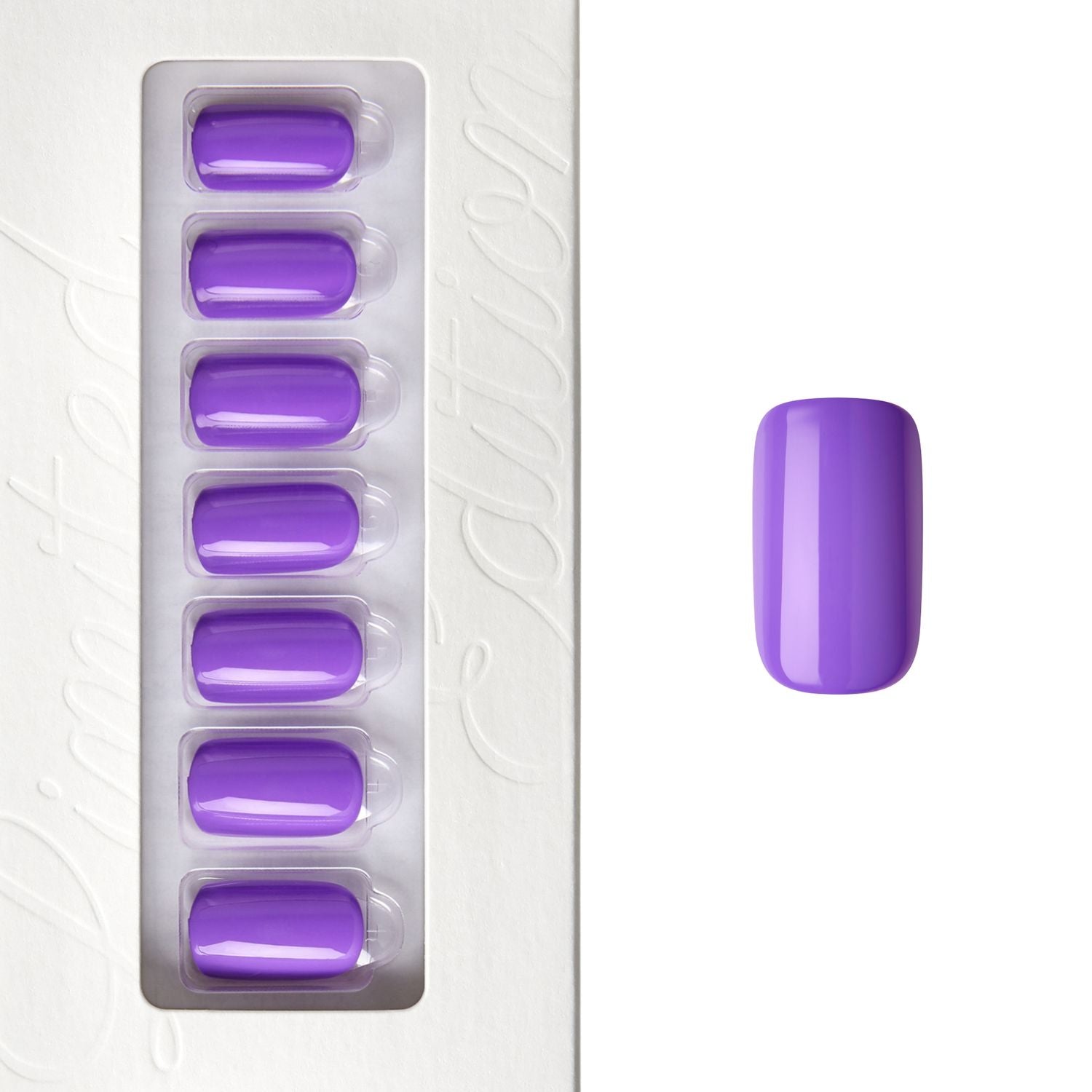 Spring Purple - Medium Squoval Nail On Press On Manicure