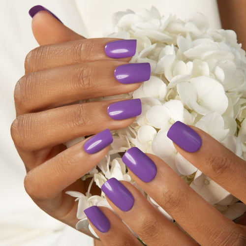 Spring Purple - Medium Squoval Nail On Press On Manicure