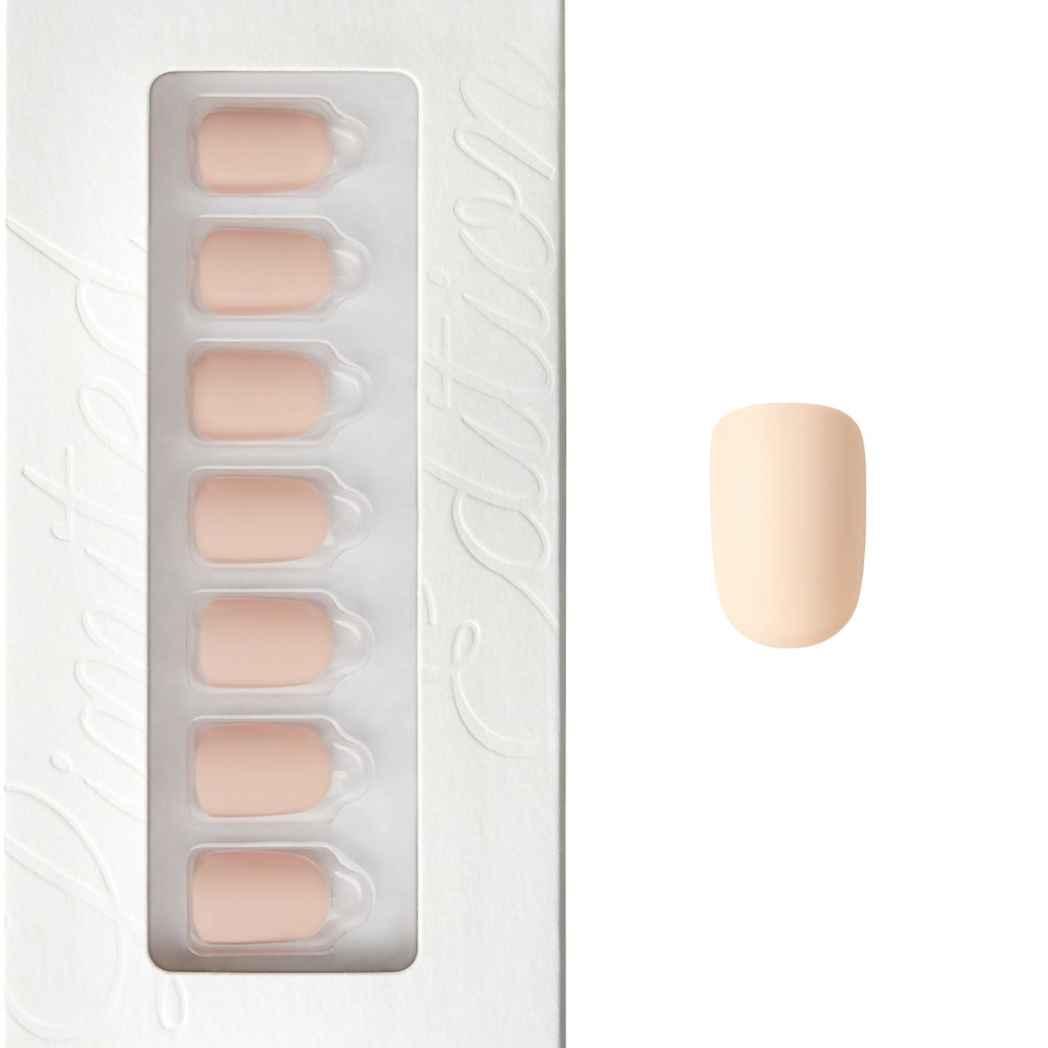 Cozy Neutral - Squoval Weekender Press On Manicure