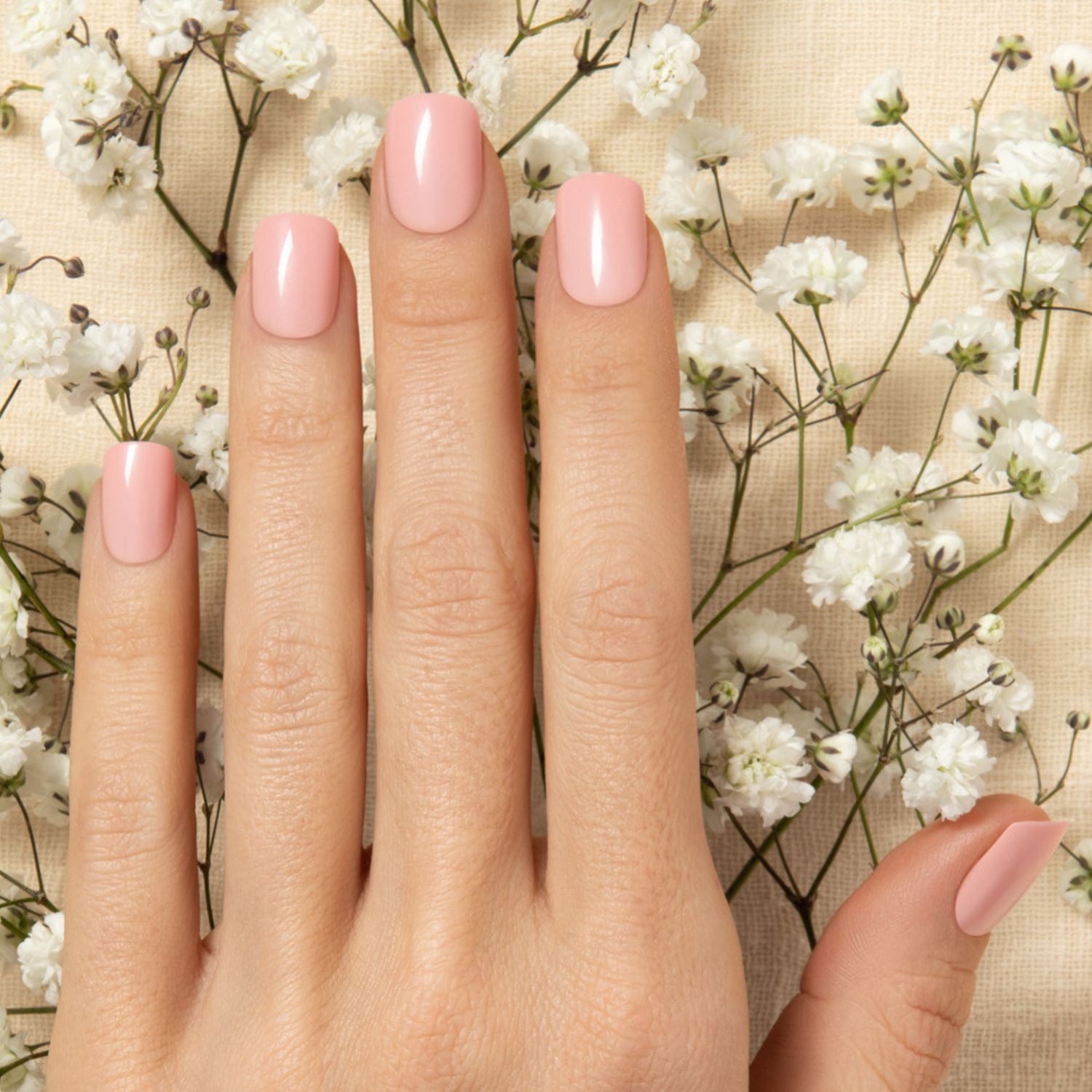 Posy Pink - Squoval Weekender Press On Manicure