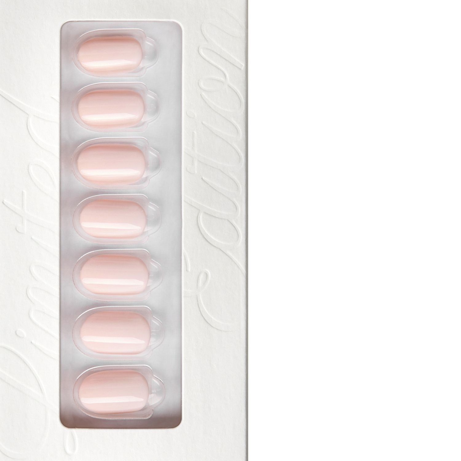 Polished Pink - Oval Weekender Press On Manicure
