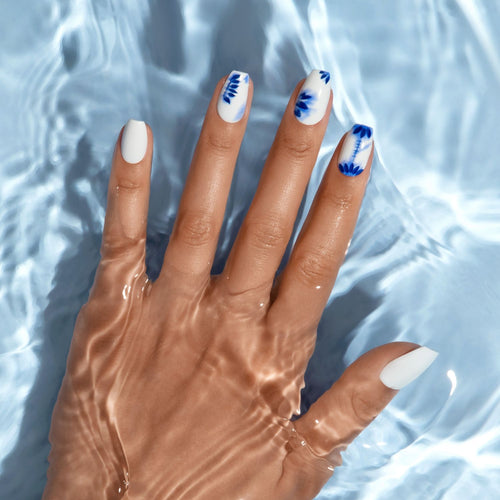 Keep My Cool - Coffin Weekender Press On Manicure