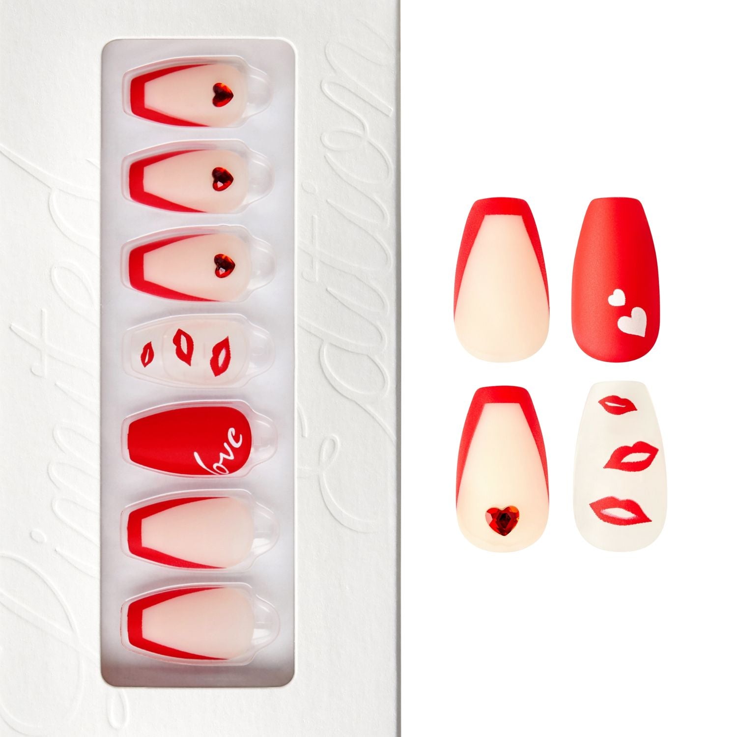 All Love - Coffin Weekender Press On Manicure