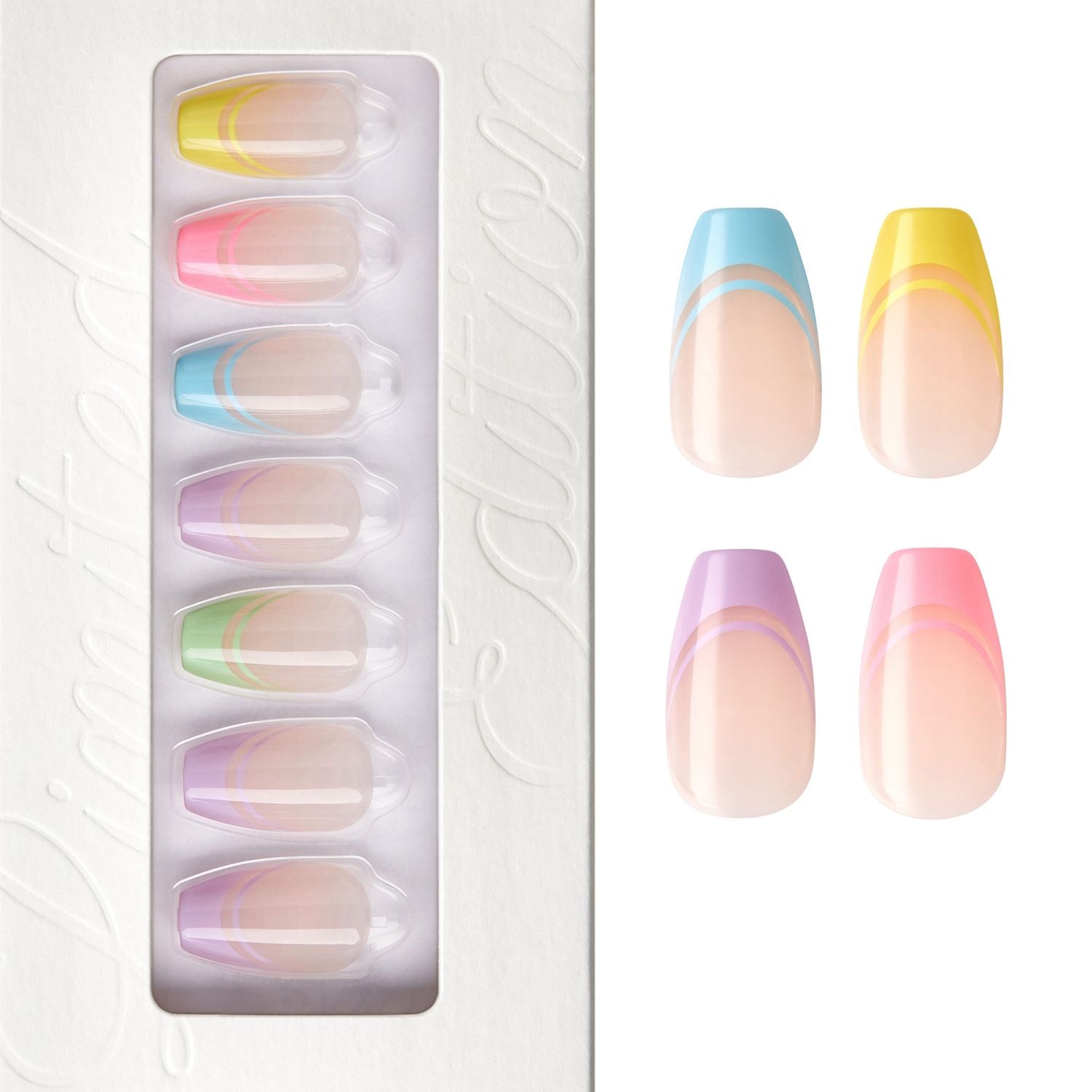 Freestyle - Coffin Weekender Press On Manicure