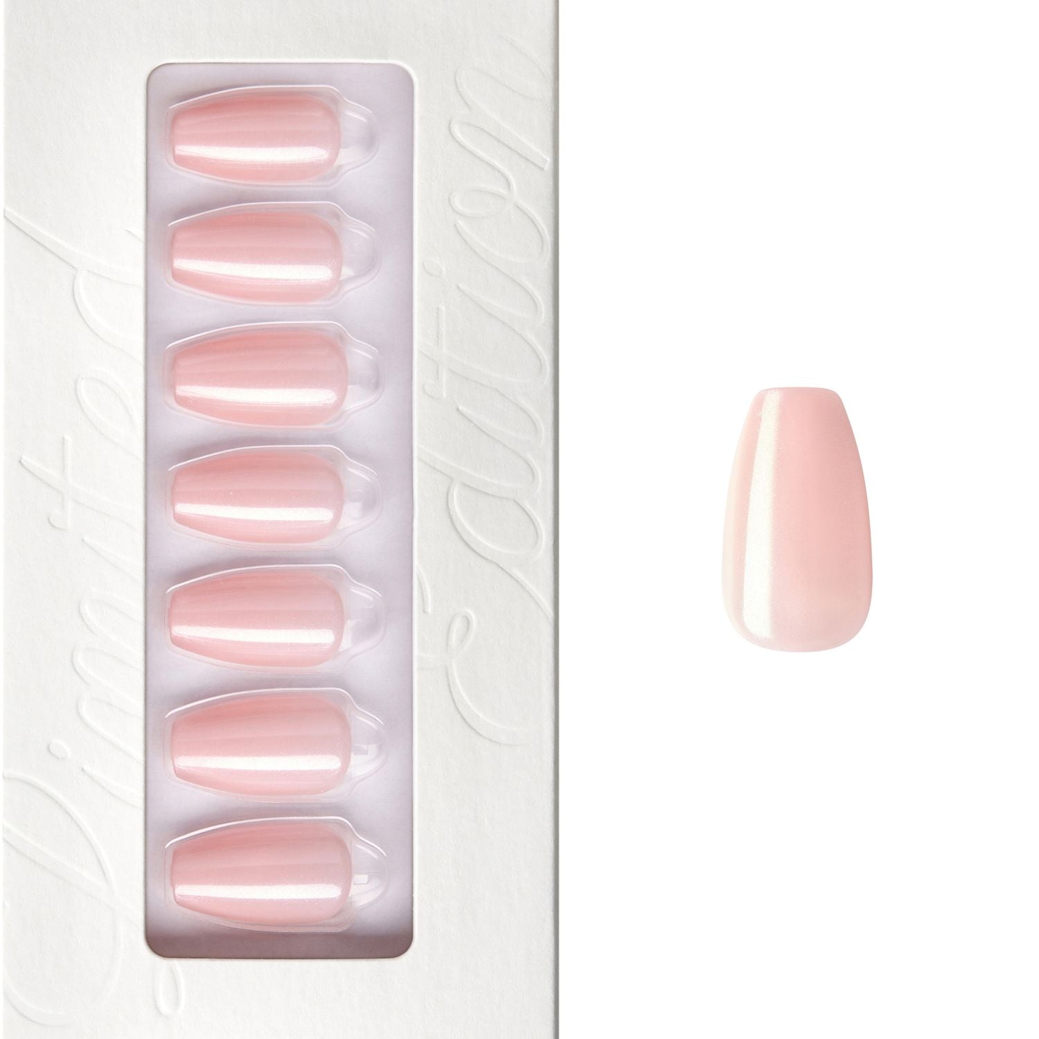 Strawberry Glazed - Coffin Weekender Press On Manicure