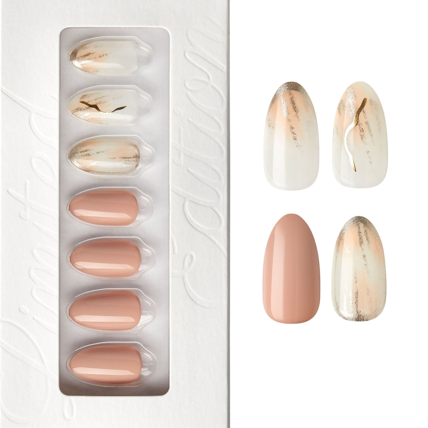 Safari - Medium Almond Nail On Press On Manicure