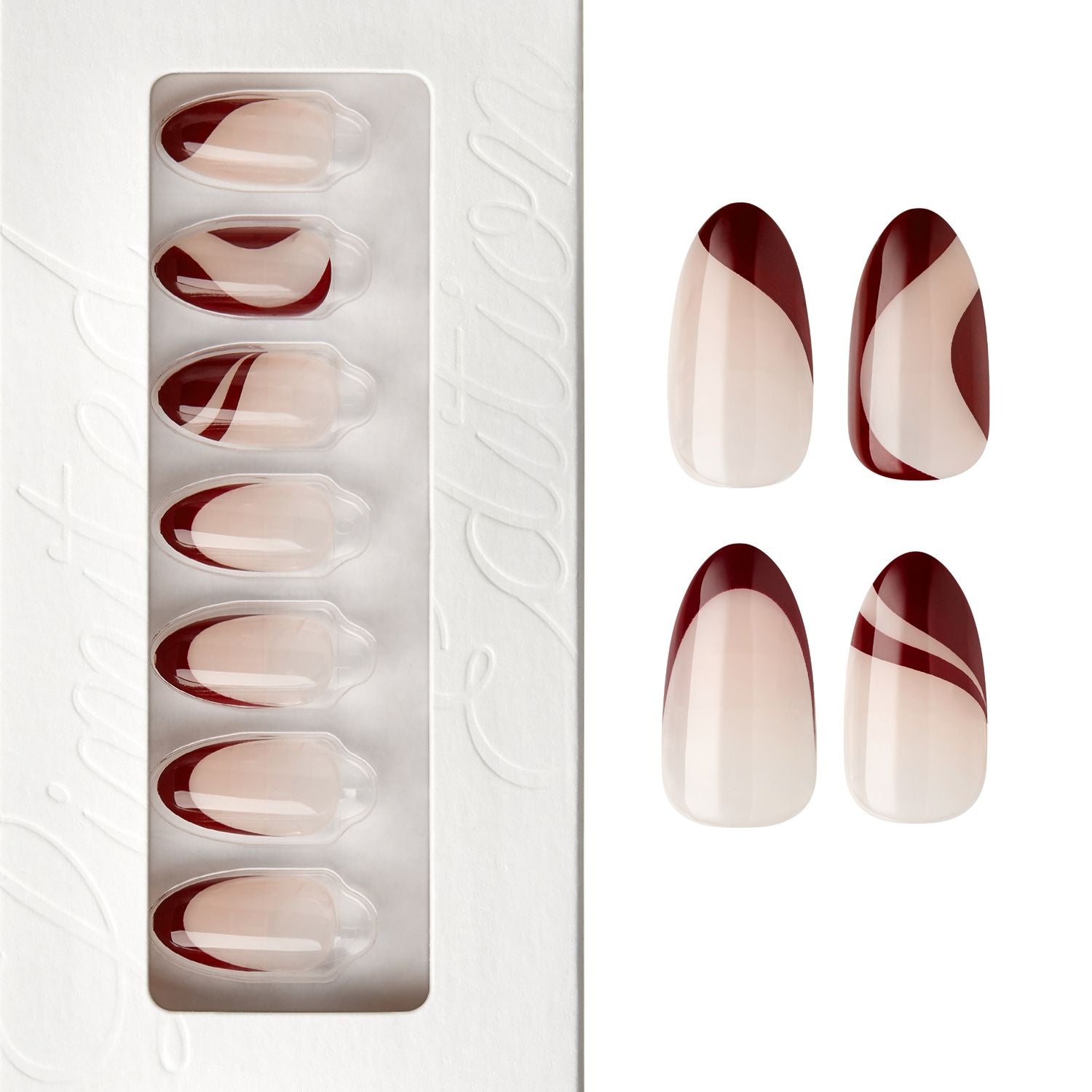 Treacherous - Medium Almond Nail On Press On Manicure