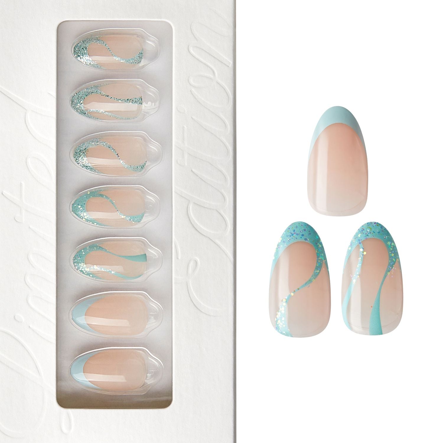 Summer Affair - Medium Almond Nail On Press On Manicure
