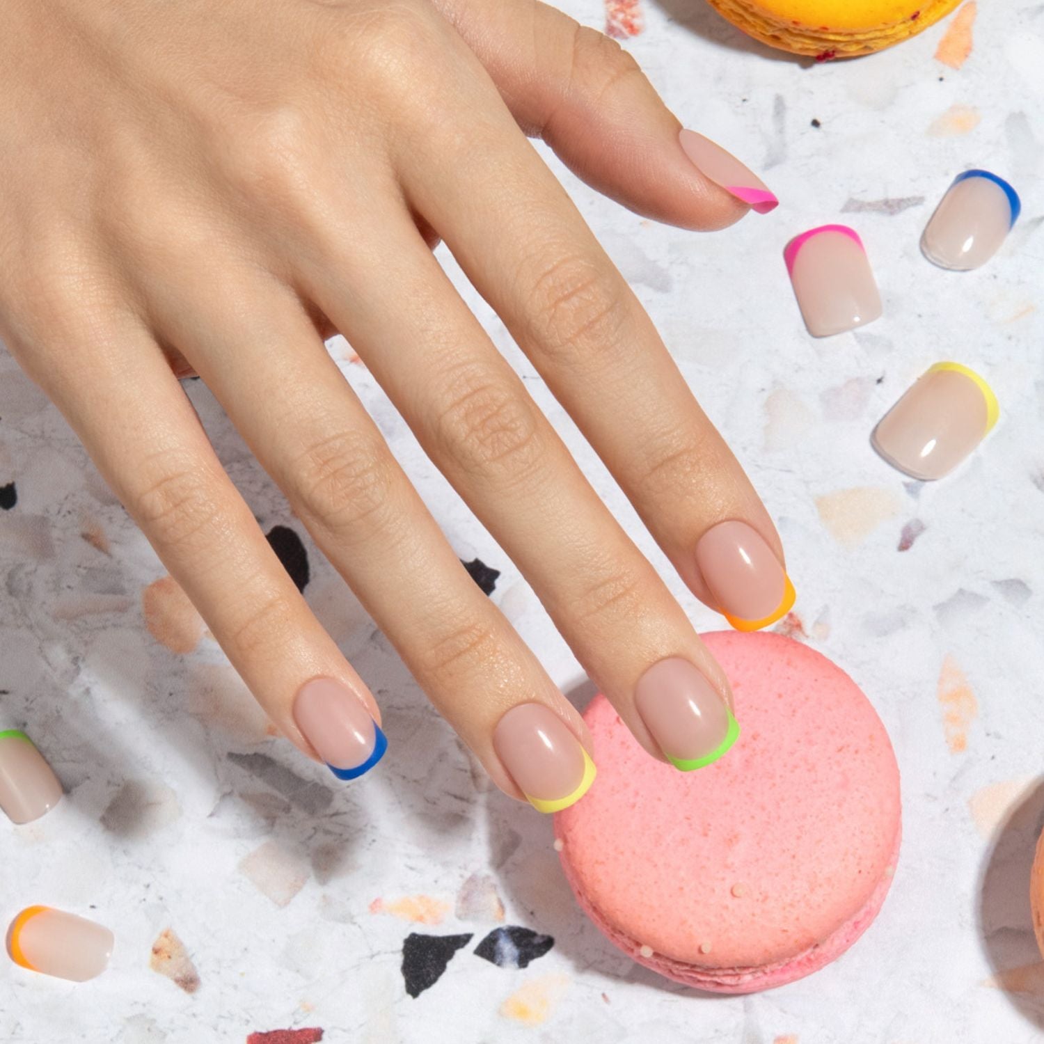 (New & Improved) Candy Coated - Squoval Press On Manicure
