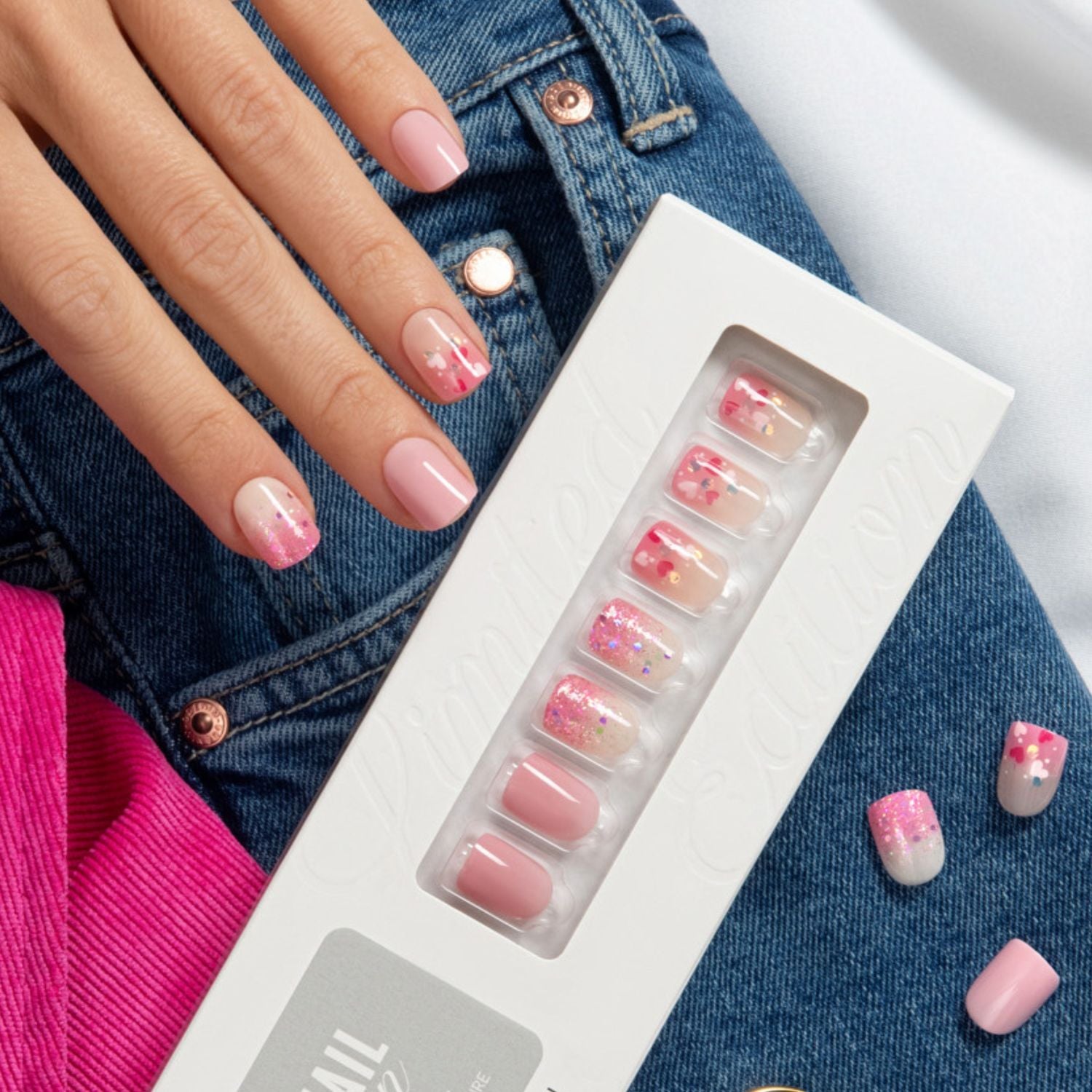 In My Feelings - Squoval Weekender Press on Manicure