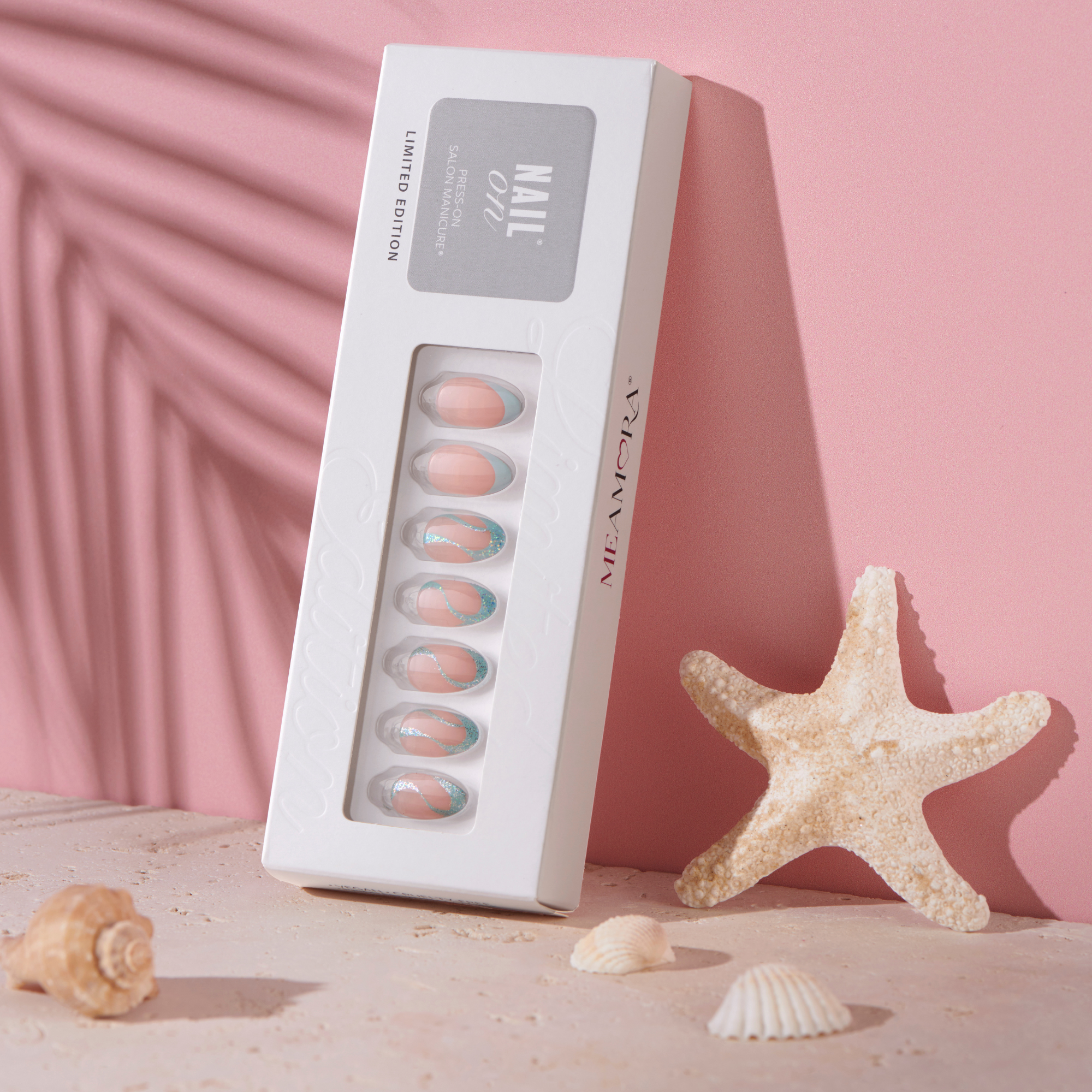 Summer Affair - Medium Almond Nail On Press On Manicure