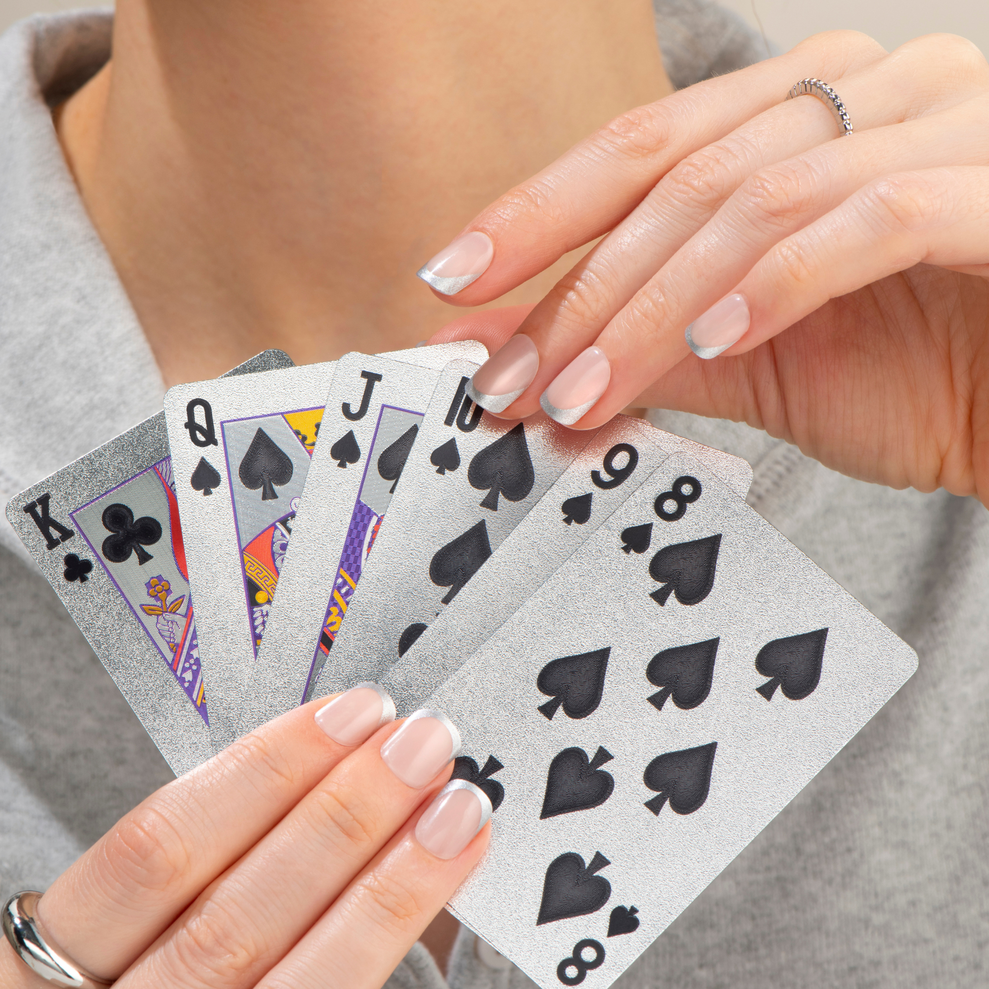 Winning Streak - Short Squoval Nail On Press On Manicure