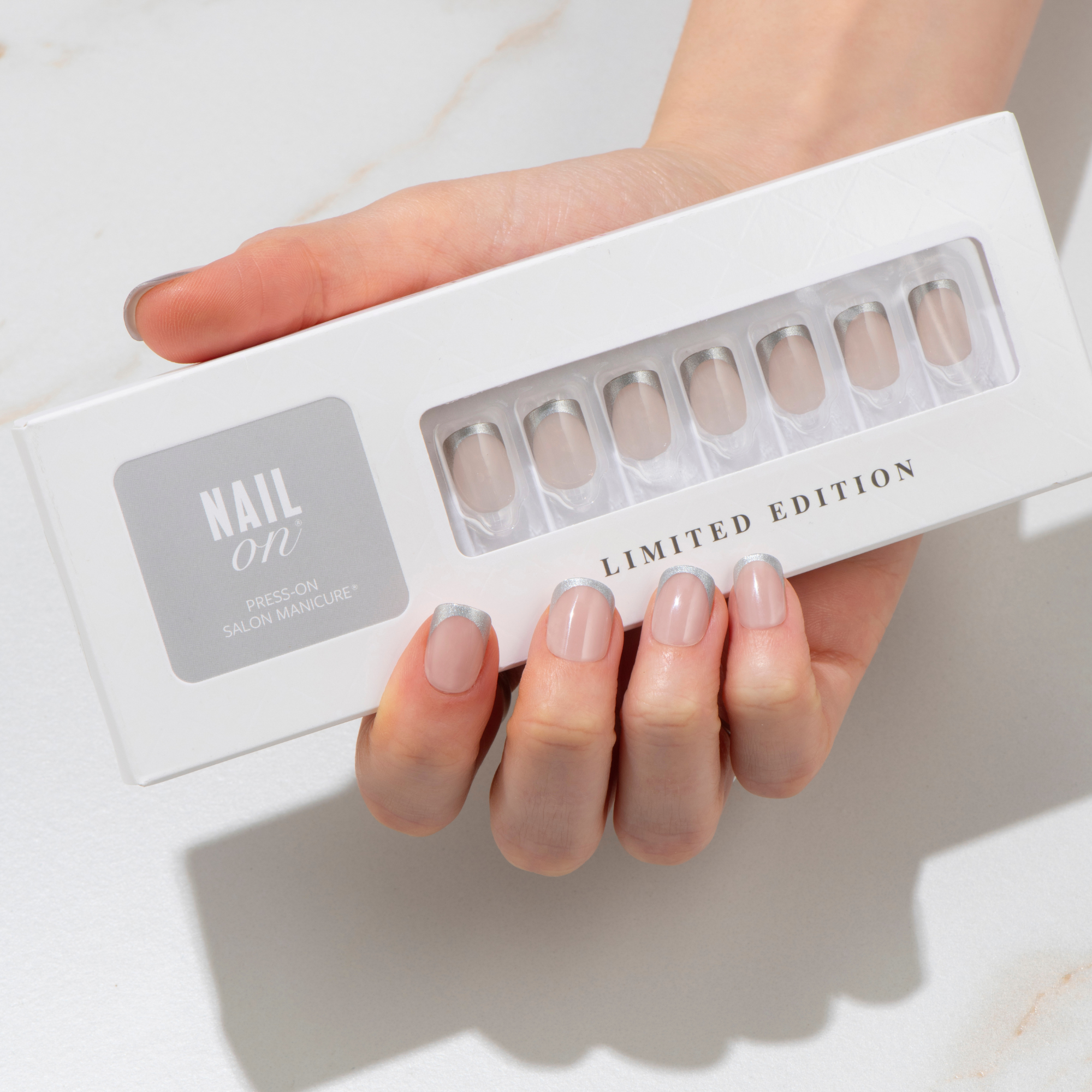 Winning Streak - Short Squoval Nail On Press On Manicure
