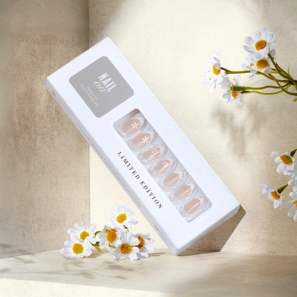 Bare Intentions - Medium Almond Nail On Press On Manicure