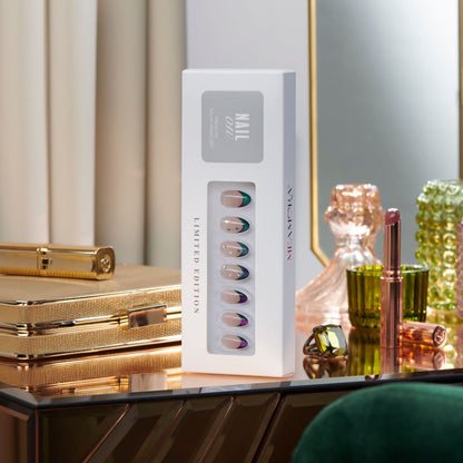 Sorcery - Medium Almond Nail On Press On Manicure