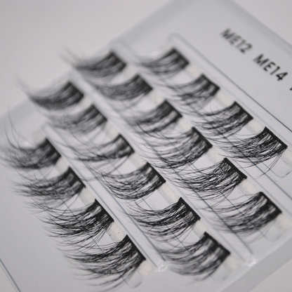 Mink Effect Lash Up Clusters 12mm, 14mm, 16mm Multipack