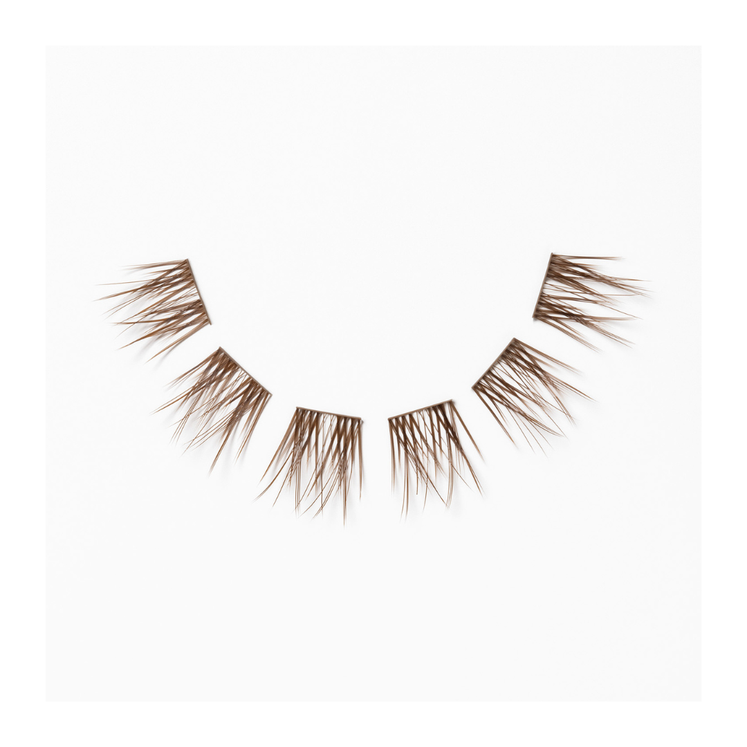 Brown C Curl Lash Up Clusters 10mm