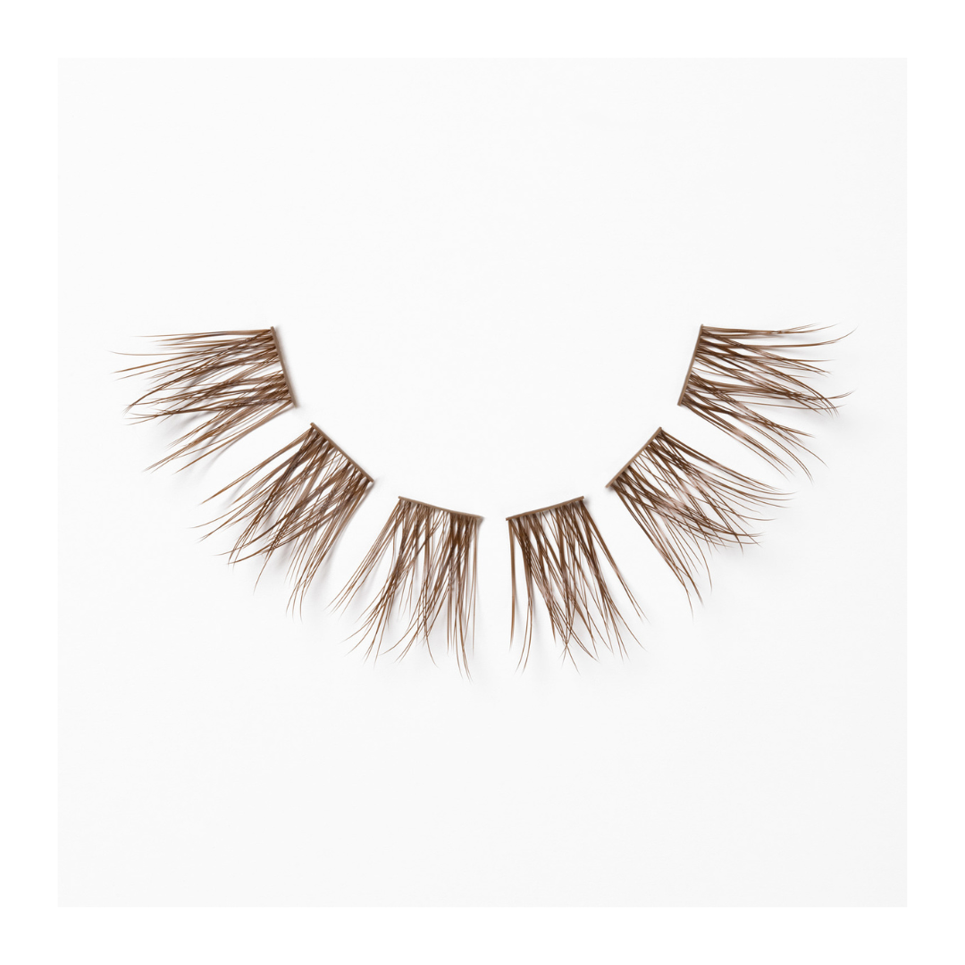 Brown C Curl Lash Up Clusters 14mm