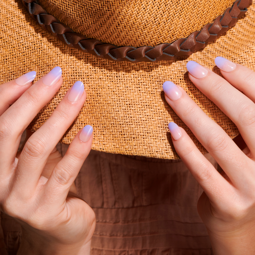 Whirlwind - Short Oval Nail On Press On Manicure