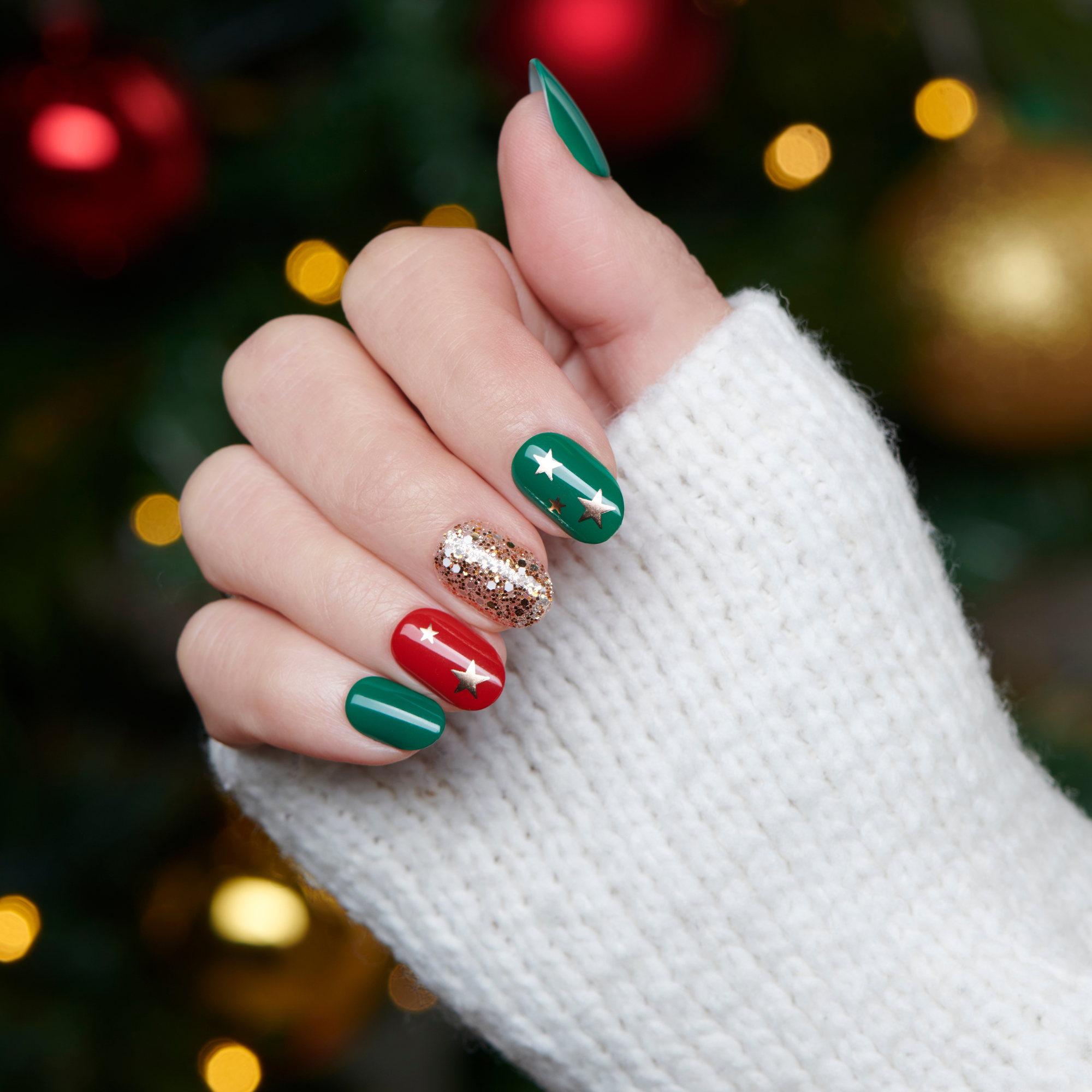 Noelle - Oval Nail On Press On Manicure