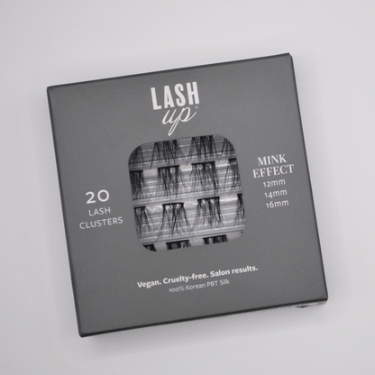 Mink Effect Lash Up Clusters 12mm, 14mm, 16mm Multipack