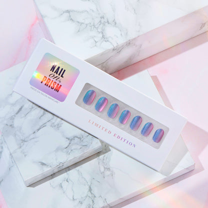 Poised - Short Oval Prism Nail On Press On Manicure