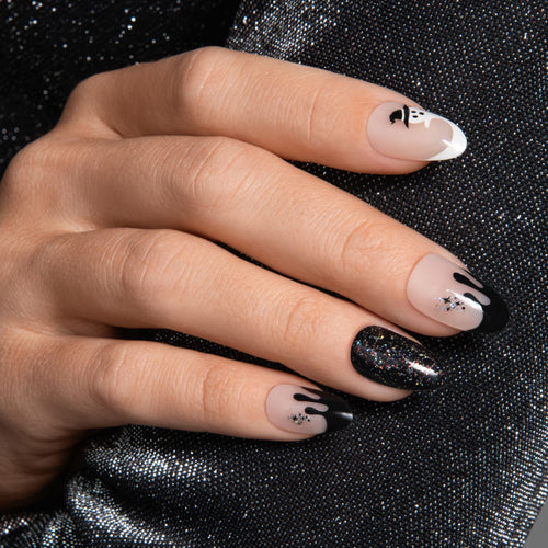 Magical Dancing - Medium Oval Nail On Press On Manicure