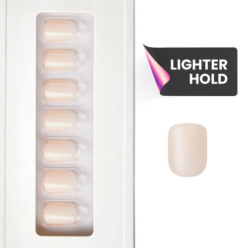 Afternoon Beige - Squoval Weekender Press On Manicure