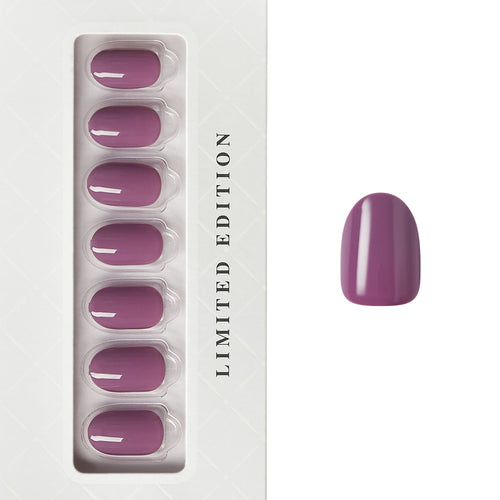 Sugar Plum - Short Oval Press On Manicure