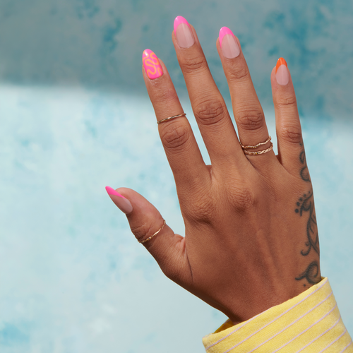 Carnival - Medium Almond Nail On Press On Manicure