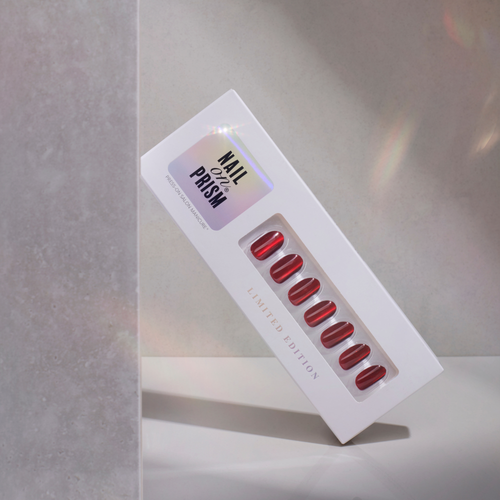 Cherished - Short Oval Prism Nail On Press On Manicure