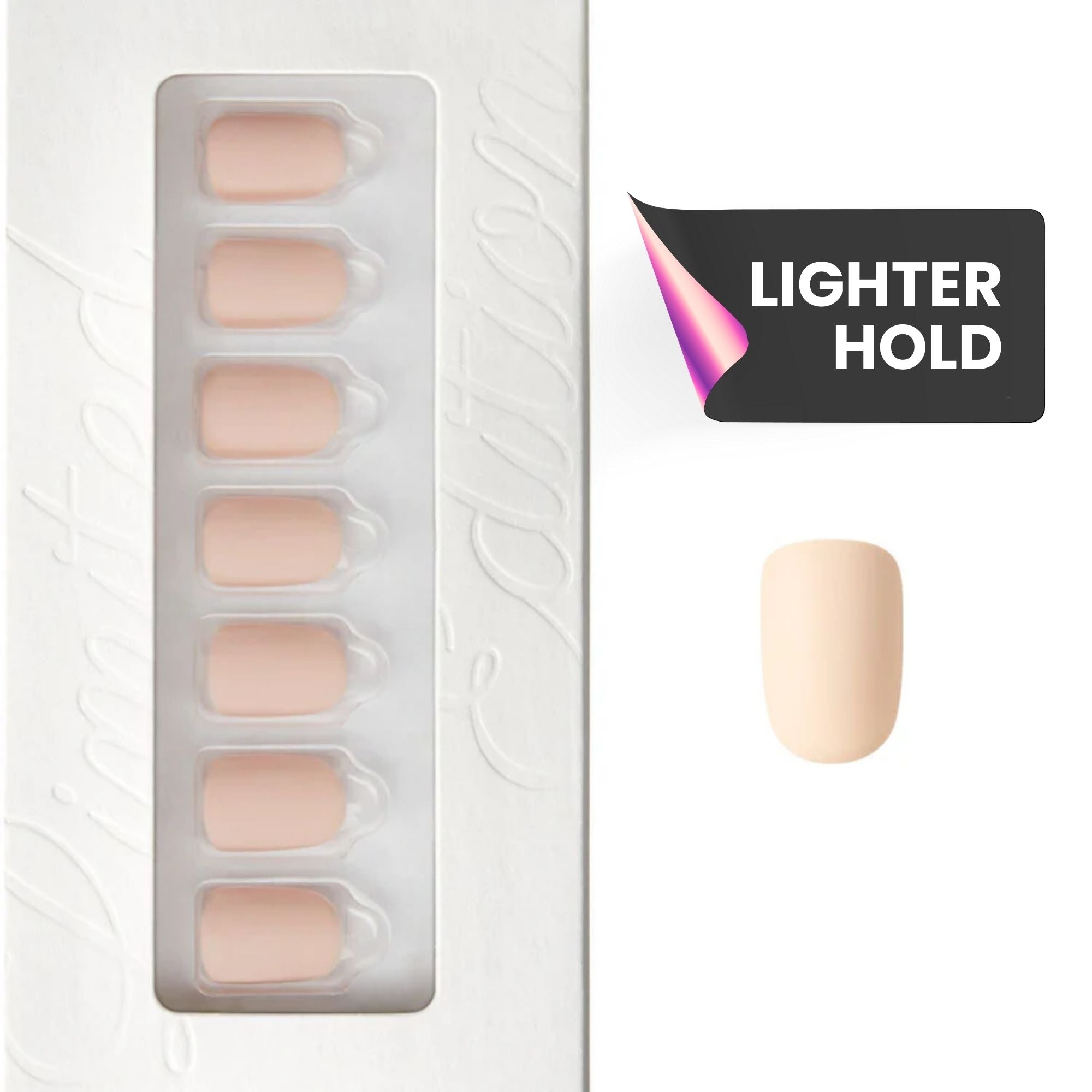 Cozy Neutral - Squoval Weekender Press On Manicure
