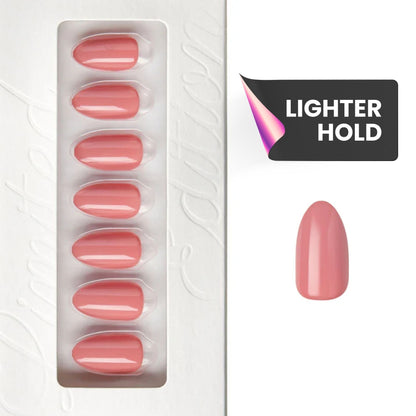 Dusky Pink - Almond Weekender Press On Manicure