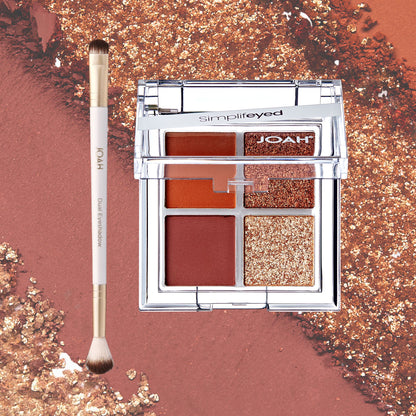 JOAH Simplifeyed Gold Getter Eyeshadow &amp; Brush Duo