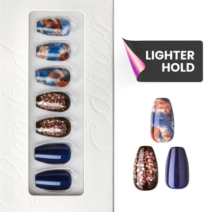 Mixed Emotions - Coffin Weekender Press on Manicure