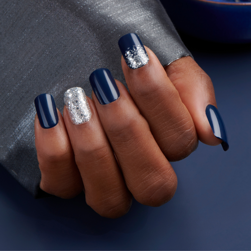 Moonlit Dust - Medium Squoval Nail On Press On Manicure