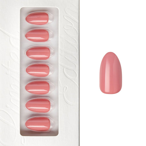 Dusky Pink - Almond Weekender Press On Manicure