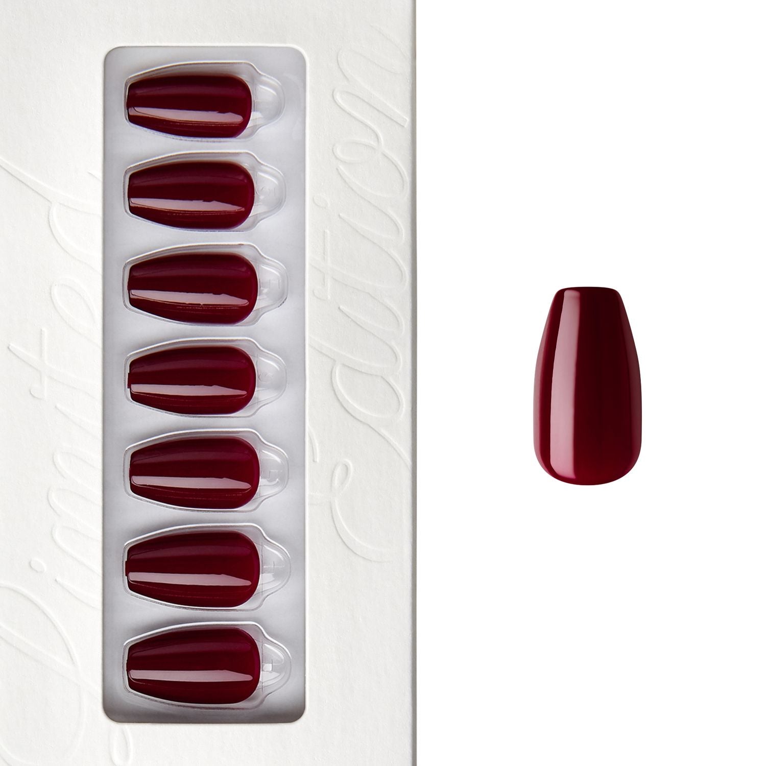 Nail On Colour M - Red Vine