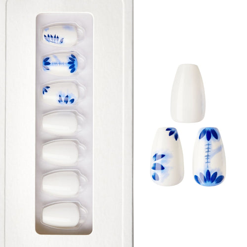 Keep My Cool - Coffin Weekender Press On Manicure