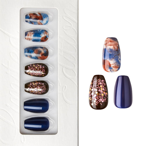 Mixed Emotions - Coffin Weekender Press on Manicure