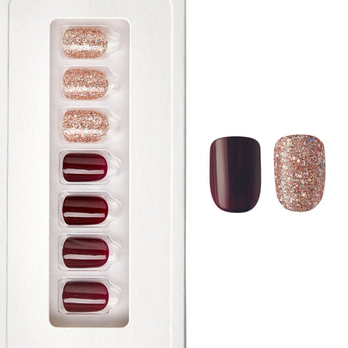 Jazz Club - Squoval Weekender Press On Manicure