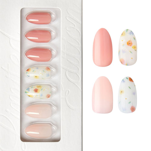 Away We Go - Almond Weekender Press On Manicure